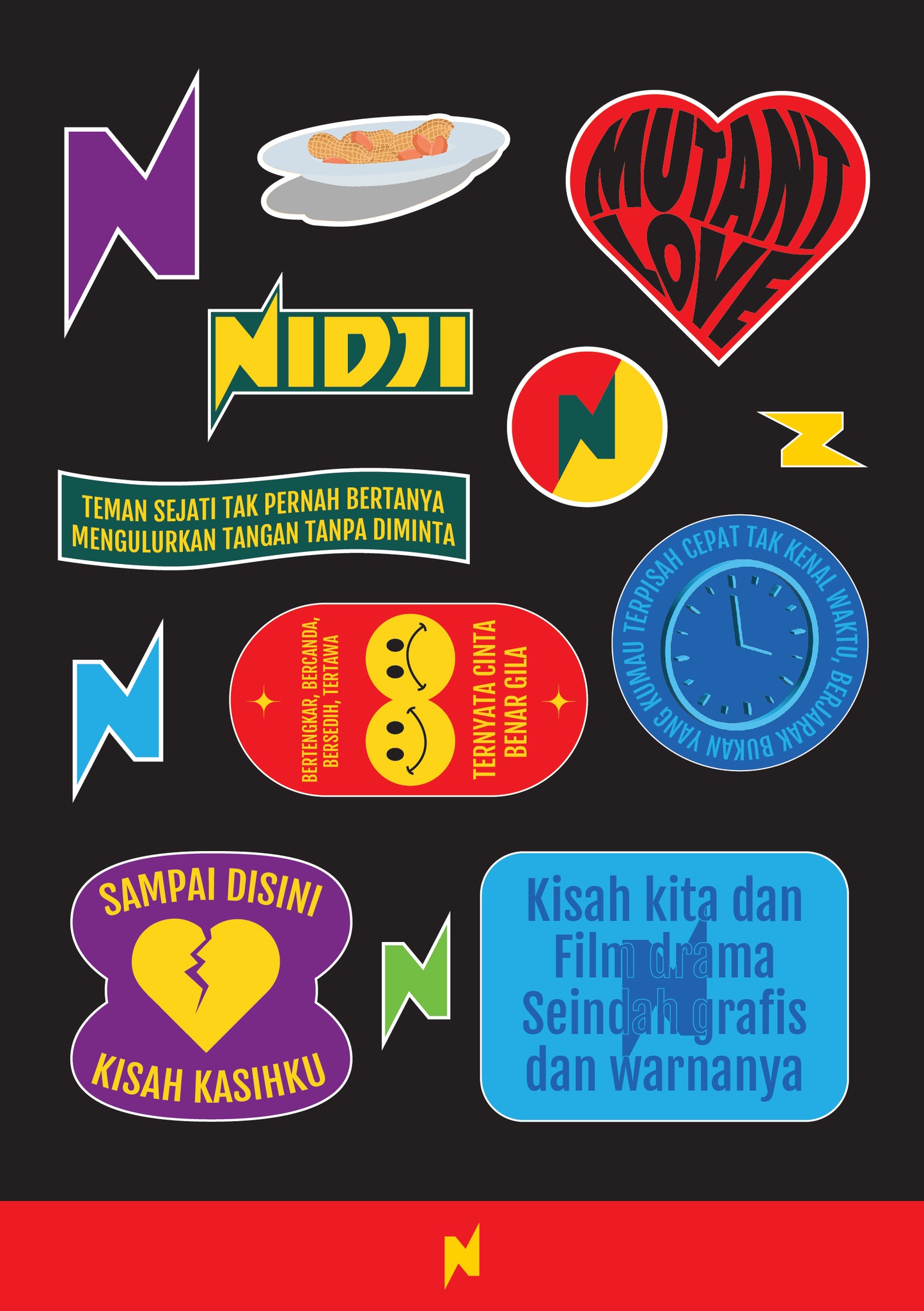 Sticker Pack - Manifestasi Hati